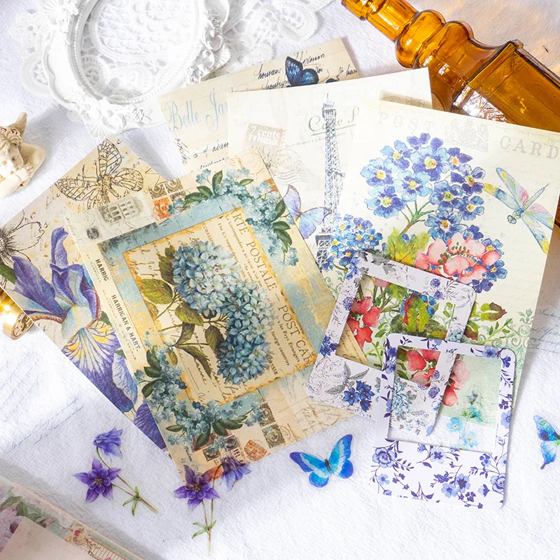 

40 pcs/pack Flower House Girl Series Material paper Decorative Stationery Scrapbooking Diary Album Lable Retro Journal Planner