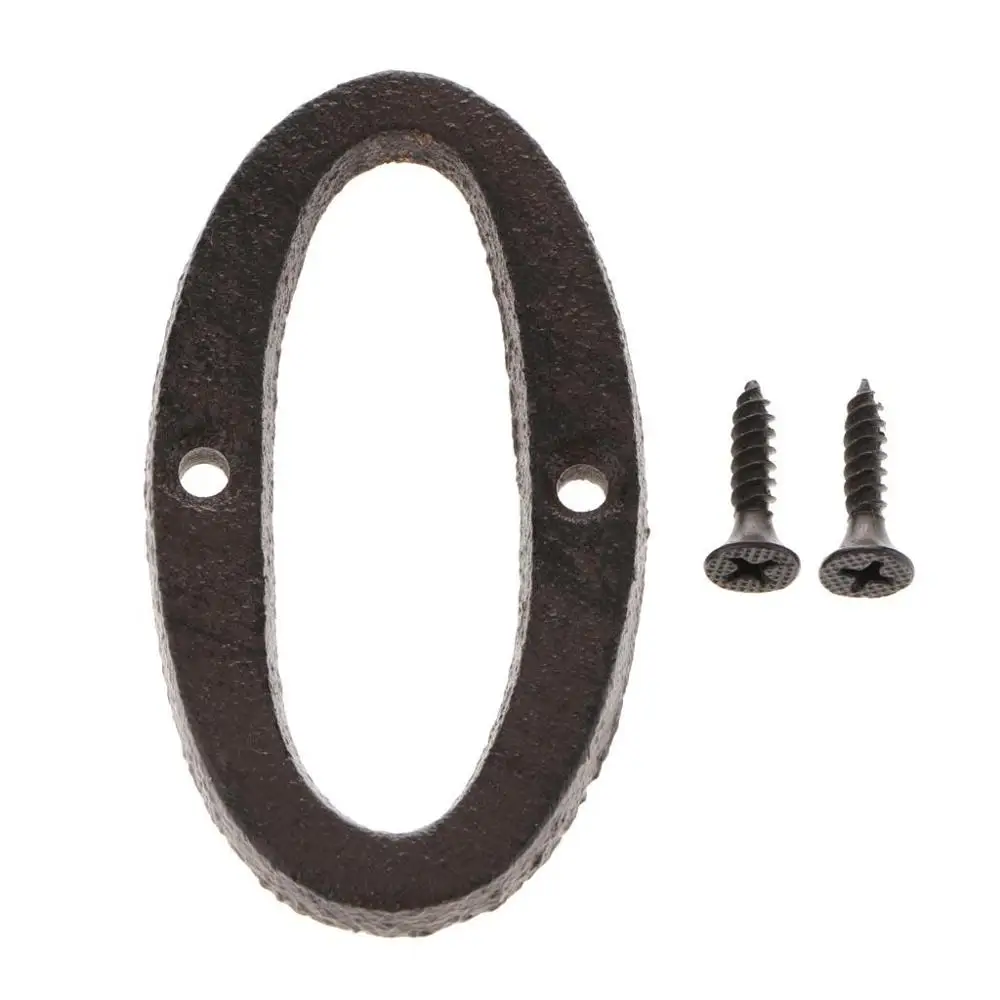 Металлический цифровой знак на дом чугун табличка сделай сам стулья для кафе