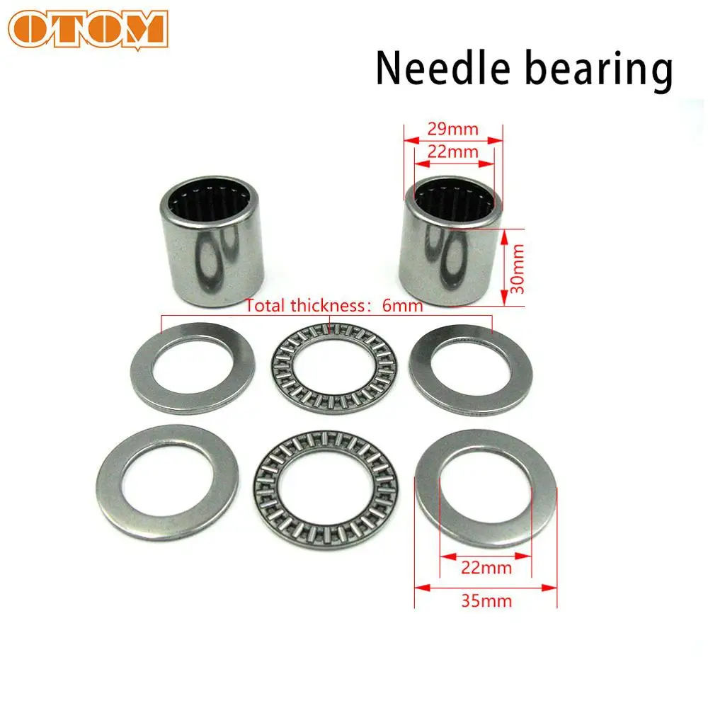 OTOM Motocross Enduro Flat Fork Roller Pin Bearing Bushing Oil Seal Maintenance Kit Motorcycle Part For Kawasaki KXF KLX 250 450 |