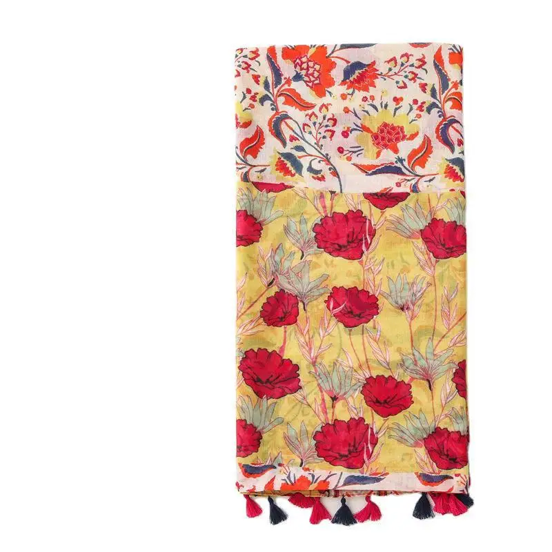 

Новинка, зимний хиджаб, весна-осень 2020, пляжное полотенце для побережья, шарф из хлопка и льна цветов, бандана, платок, женские шарфы, пончо