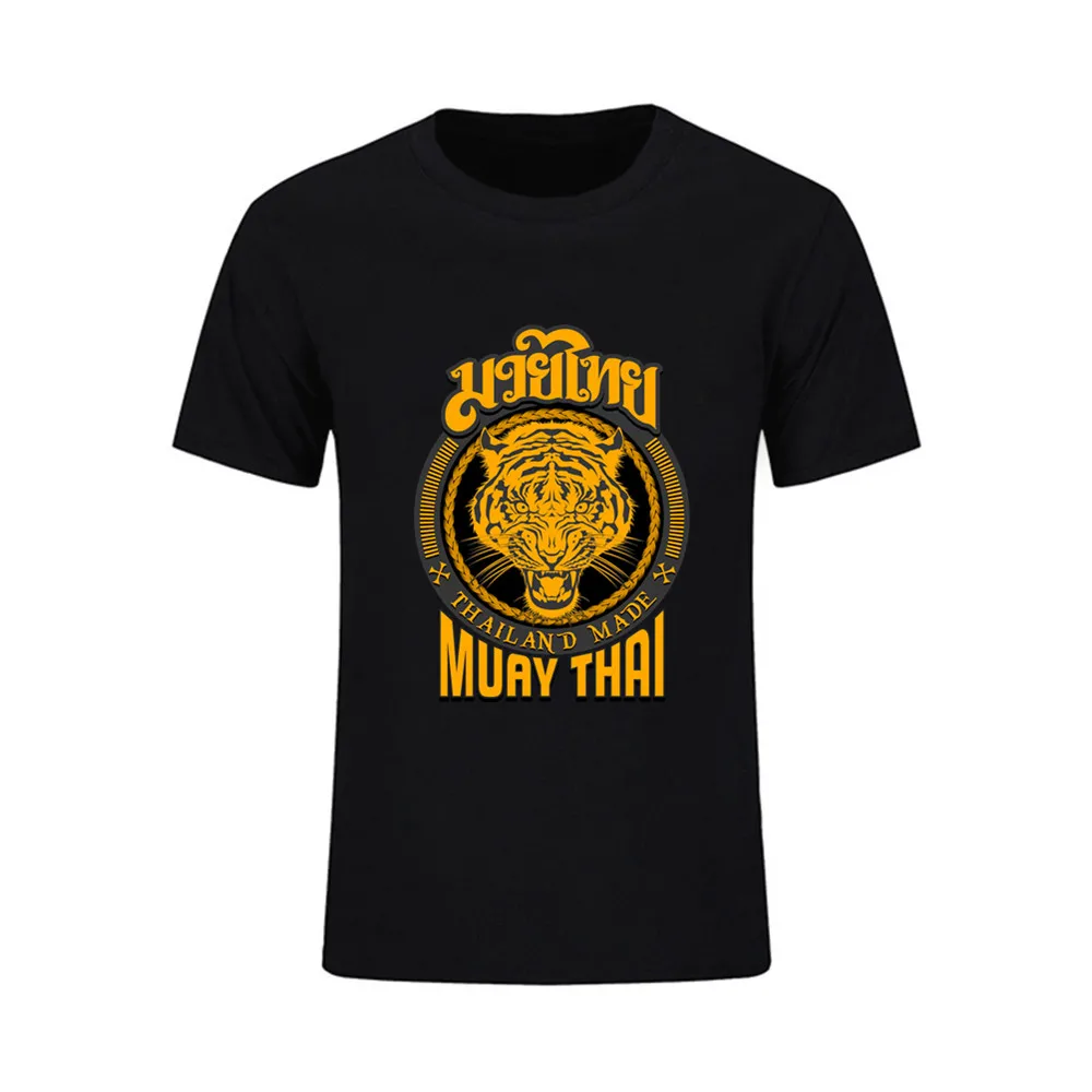 Муай Тай футболка С Рисунком Тигра и Для мужчин с круглым вырезом ММА Таиланд