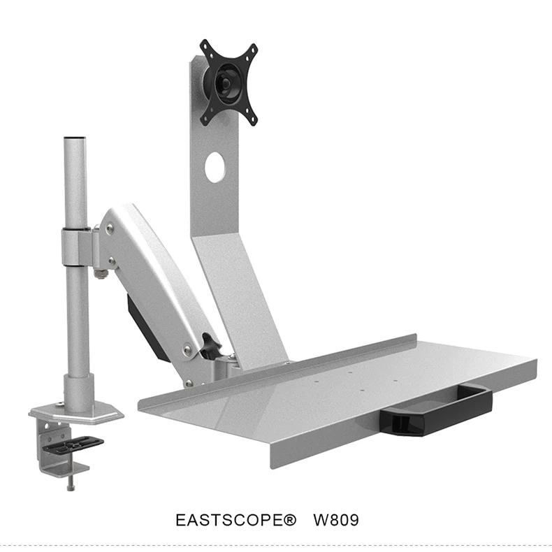 Настольный держатель с полным движением Erogonomic Sit Stand компьютерный монитор + для