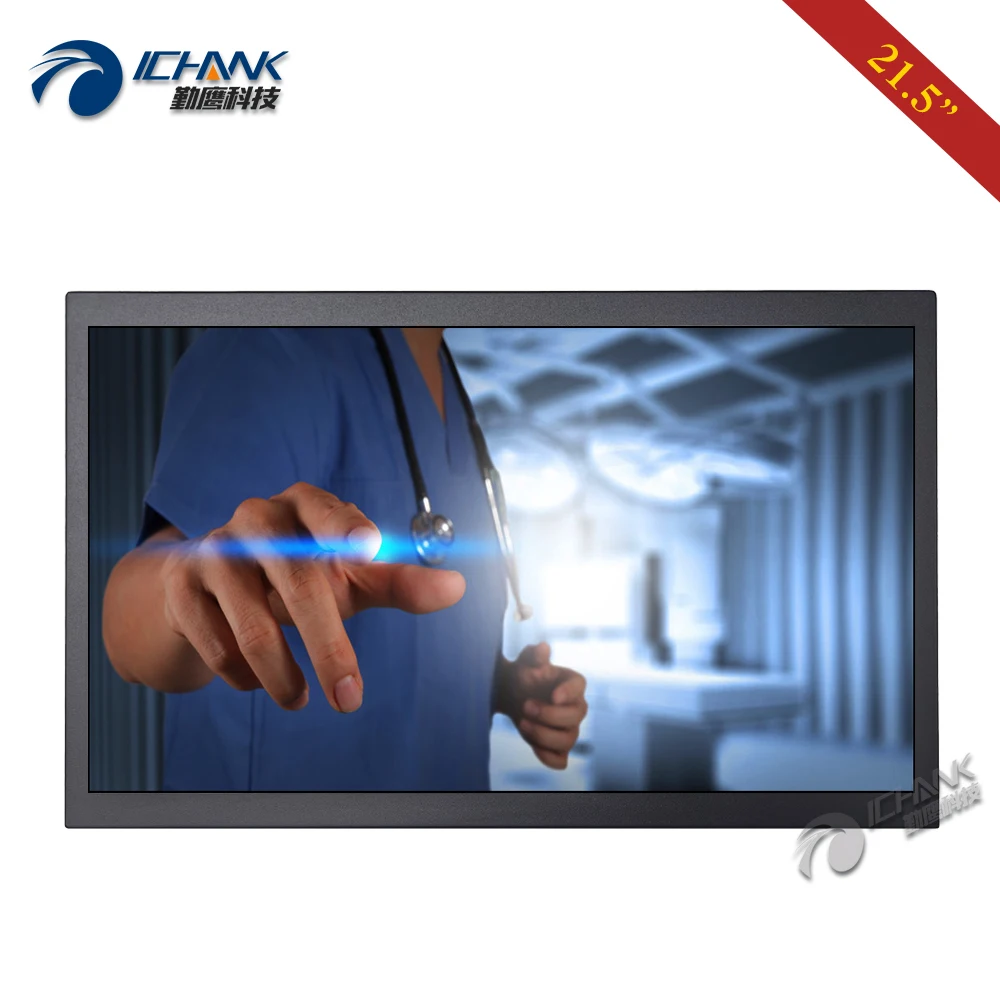 ZB215TC-59D/21," дюймовый 1920x1080 16:9 широкоформатный HDMI USB VGA привод Бесплатный десять-точечный емкостный сенсорный ПК-монитор ЖК-экран