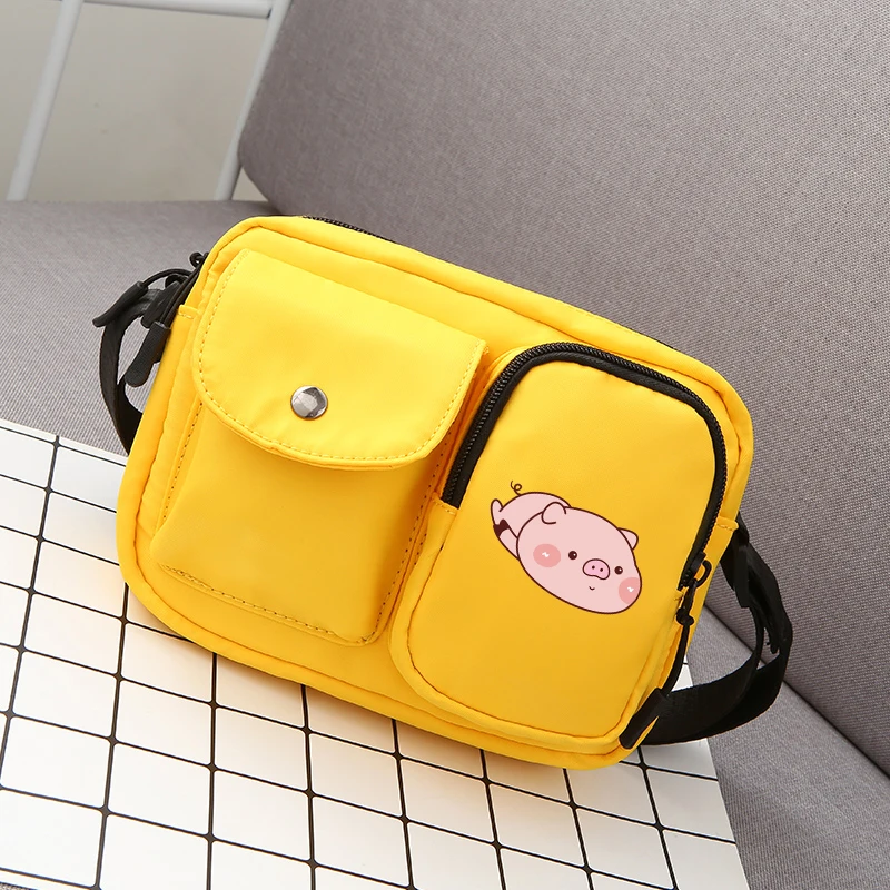 Милые мобильный телефон с мультяшками сумки мессенджеры для мужчин и женщин