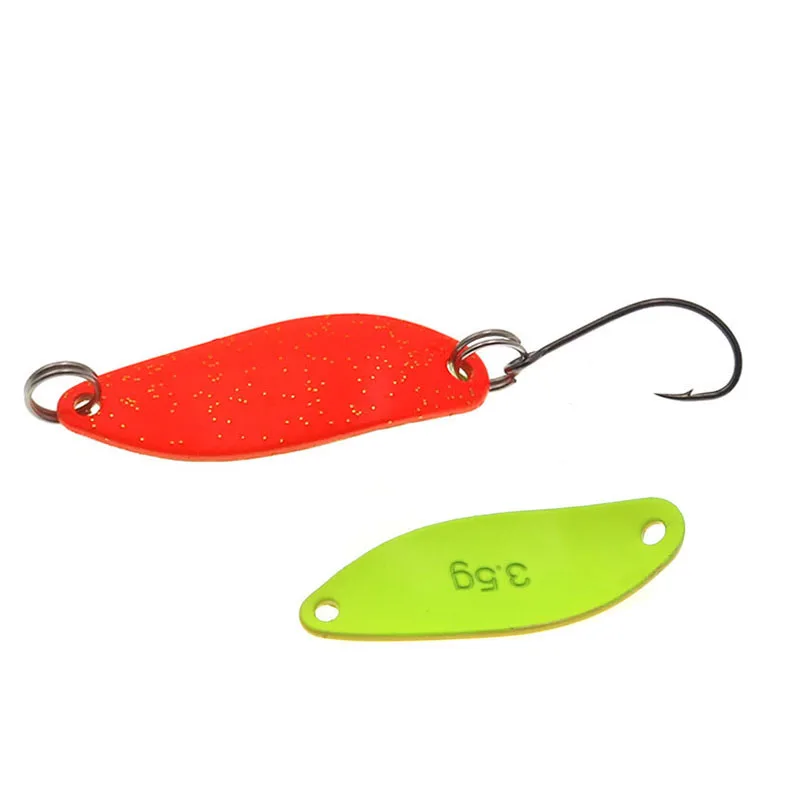 

HISTOLURE Fishing Spoons 35mm 3.5g S-Shaped Sequins Trout SPOON Artificial Spinner Metal Baits