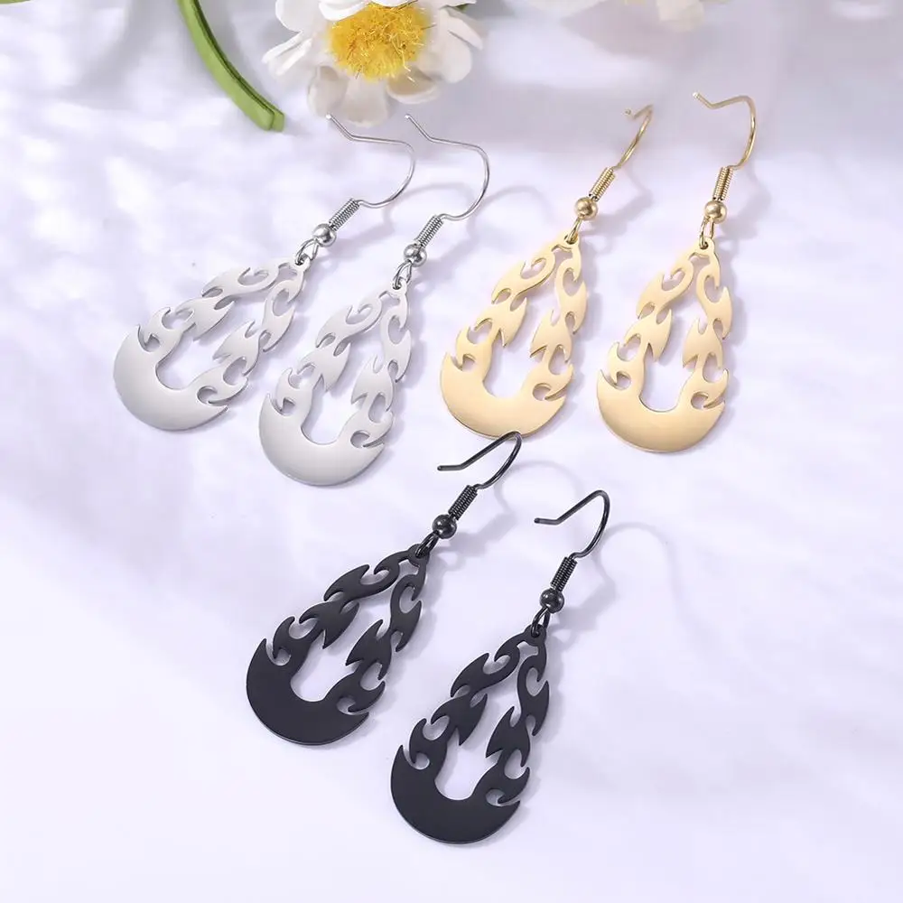 Моя Форма Длинные Винтажные серьги Тотем полый 316L нержавеющая сталь