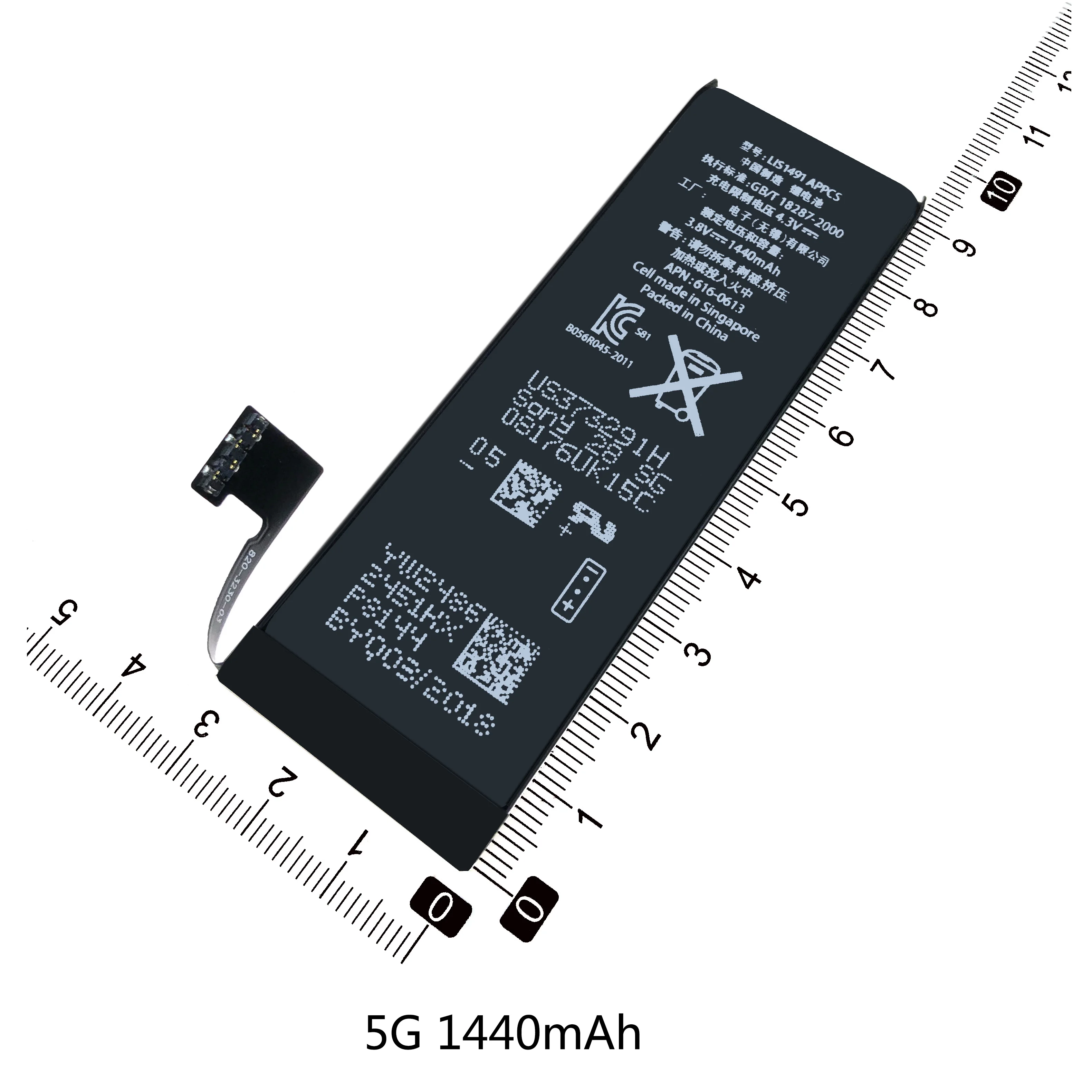 Мобильный телефон аккумулятор для мобильных телефонов iphone 4G 4S ip5G 5S 5SE фактическая