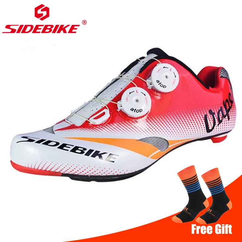 

Sidebike road cycling shoes carbon ultralight racing bike men sneakers women professional bicycle sneakers breathable shoes