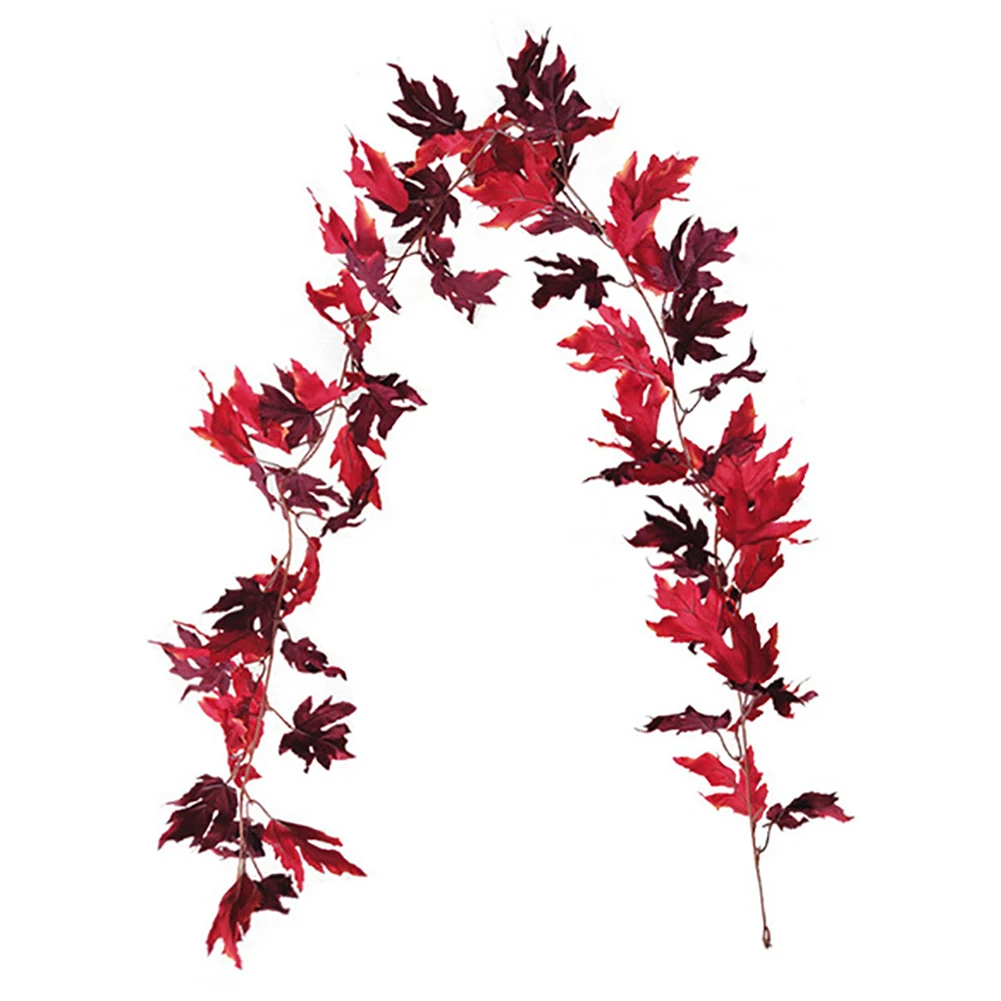 Искусственные кленовые листья лоза Хэллоуин Осеннее украшение искусственное