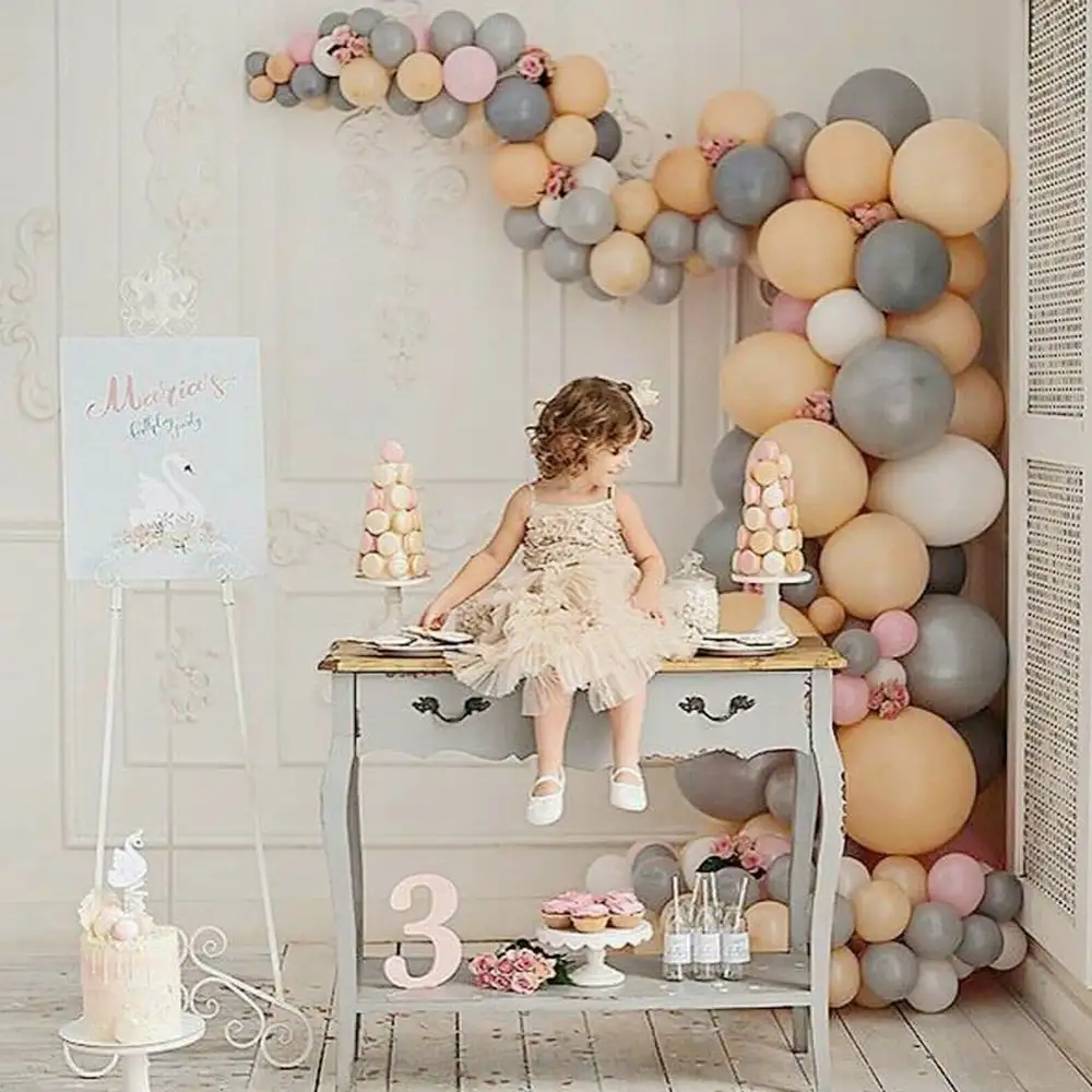 50 шт. Румяна Пастельная кожа цветные латексные воздушные шары комбинированная