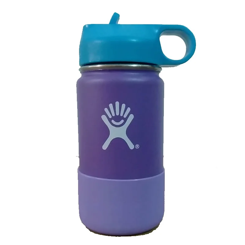 

Free Shipping HydroFlask Kids Wide Mouth 12 Oz Bottle Stainless Steel Water Bottle For Kids Bpa Free