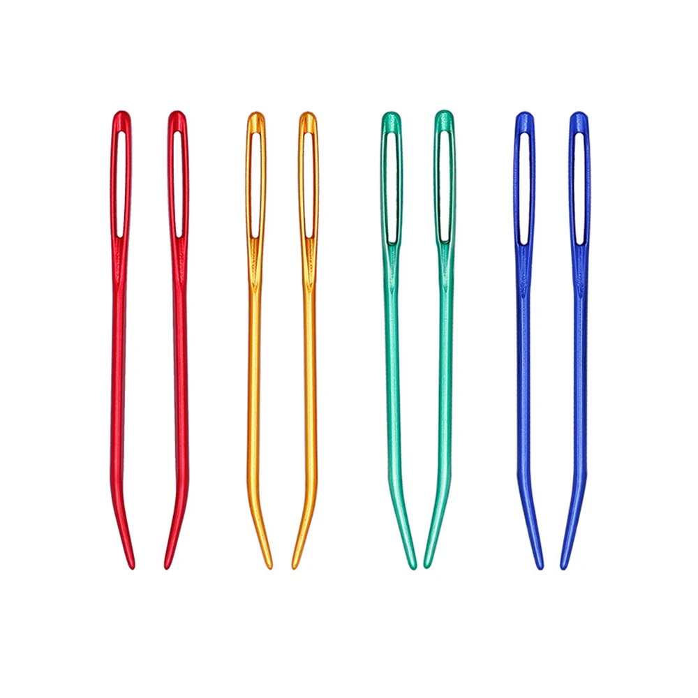 2 шт./упак. локоть шило Алюминий с изогнутым кончиком Вязание иглы сделай сам