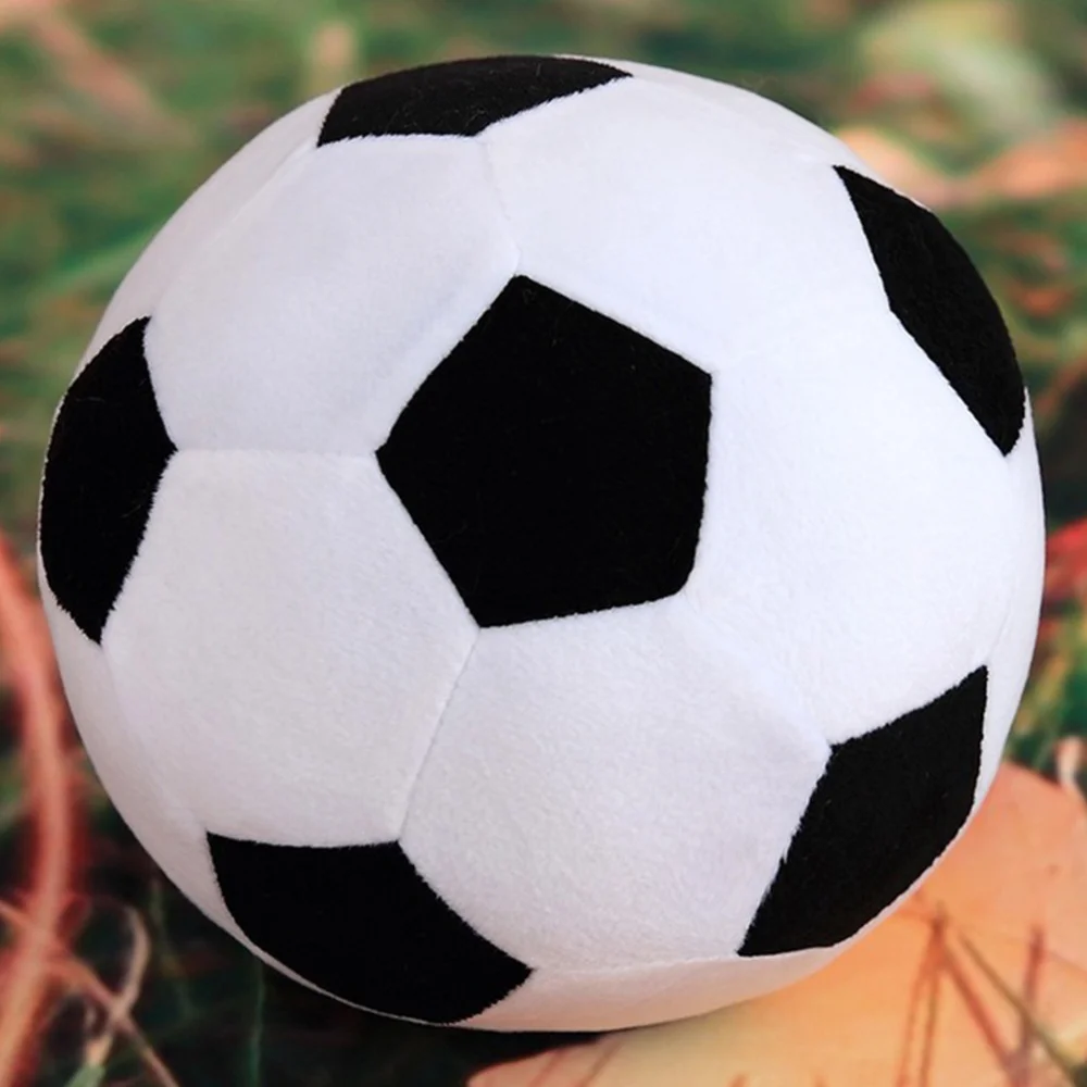 

1Pc Cartoon Football Shaped Children Plush Plaything Creative Throw Pillow
