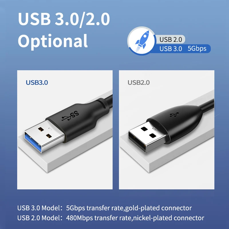 Кабель CABLETIME USB к A папа 5 Гбит/с 3 0 удлинитель для радиатора жесткого диска кабель