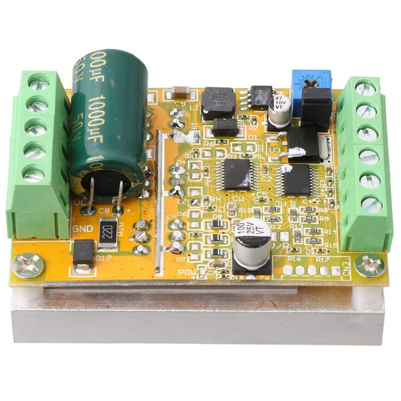 380W 3 Phases Brushless Motor Controller Board(No/Without Hall Sensor) BLDC PWM PLC Driver Board DC 6.5-50V | Обустройство дома