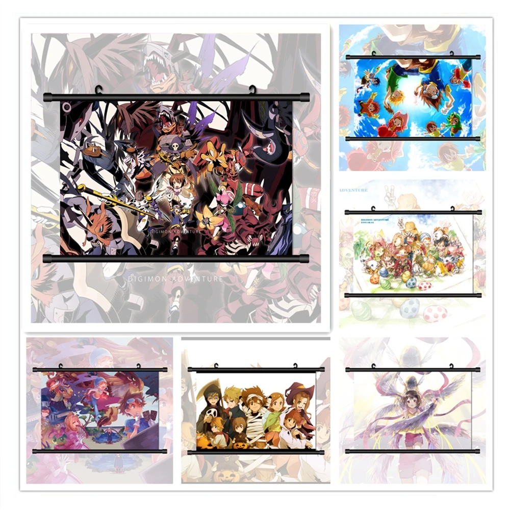 

Digimon Adventure Anime Manga HD Print Wall Poster Scroll