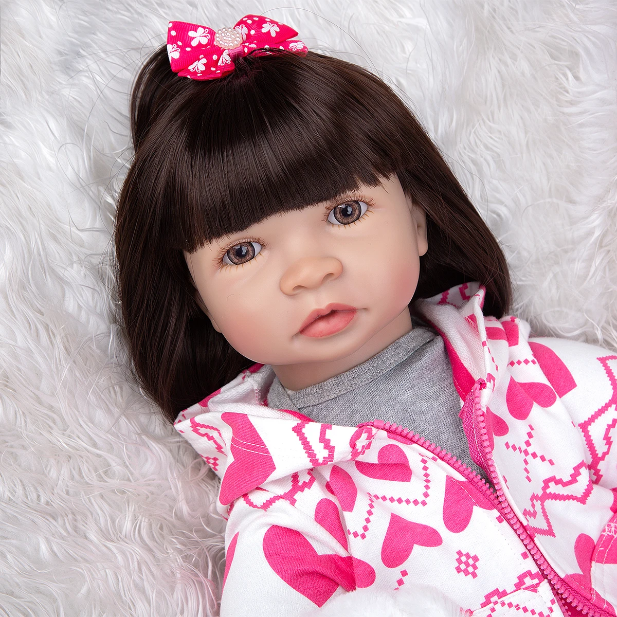 KEIUMI горячая Распродажа 60 см кукла Новорожденные тканевое тело действительно как