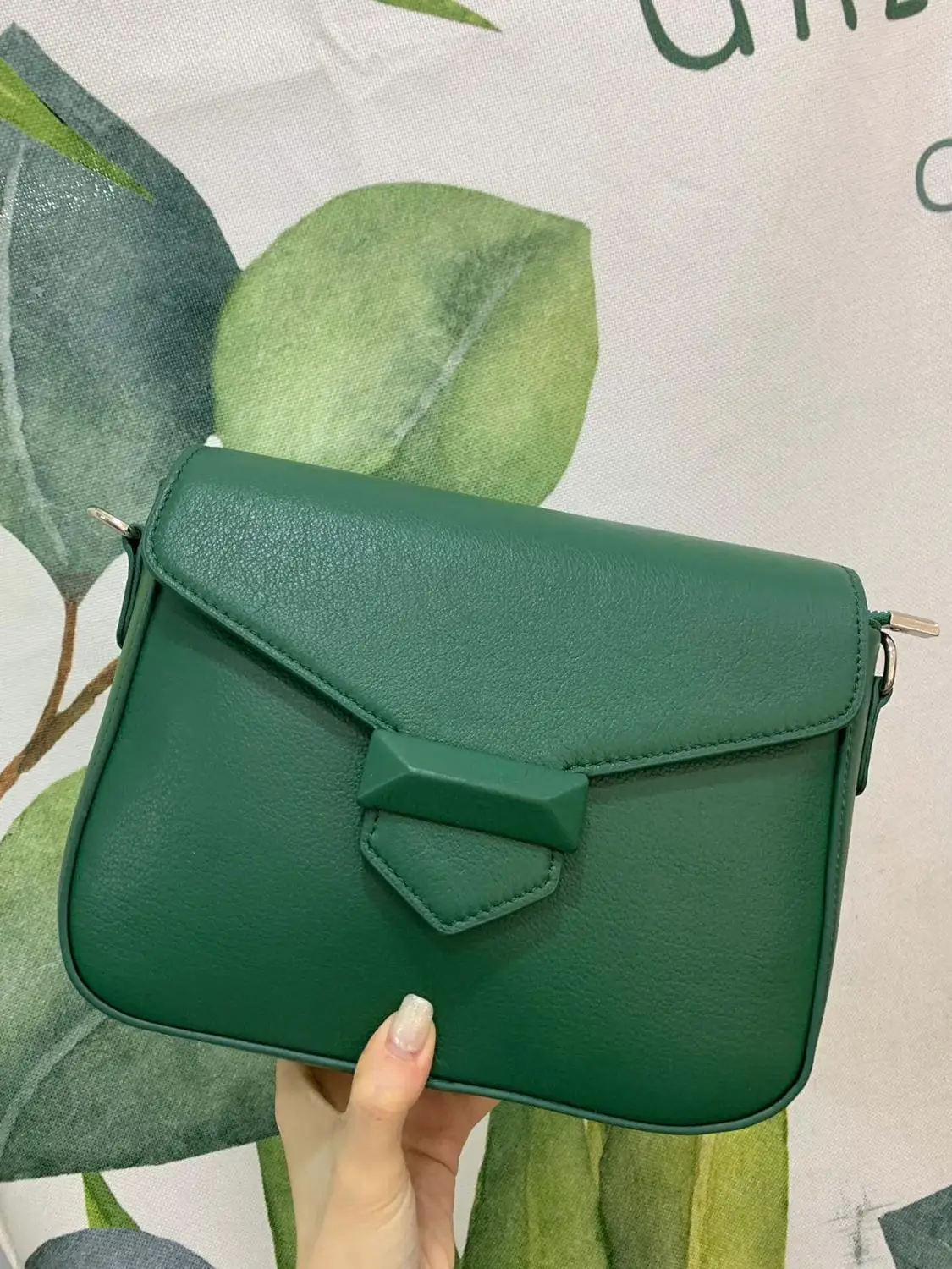

2020 the new style nice and sweet genuine cow leather women one shoulder bag crossbody bag24 cm 6color