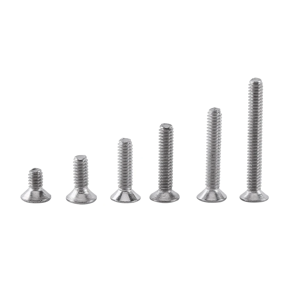 250PCS/Set M2 Cap/Button/Flat Head A2 Stainless Steel Hex Socket Screw Bolt Nut Assortment Kit | Обустройство дома
