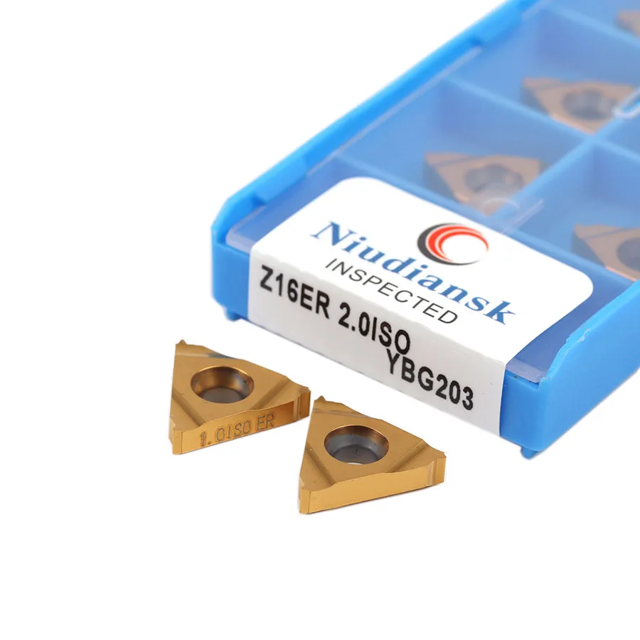 

Z16ER Z16IR 1.0ISO 1.5ISO 2.0ISO 2.5ISO 3.0ISO YBG203 High Quality Carbide Inserts CNC Lathe Cutting Tools Thread Turning Blades