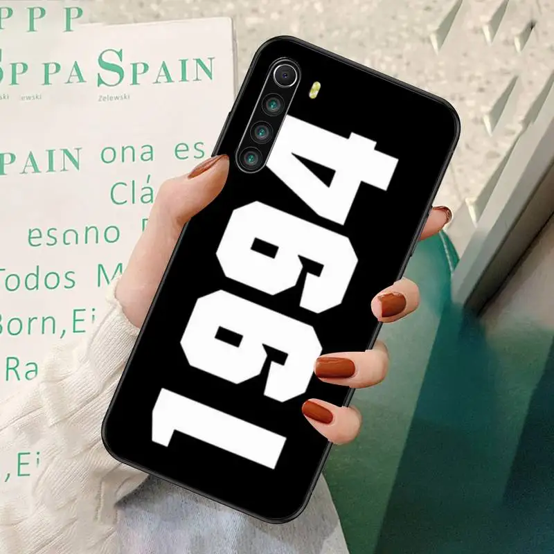 

Lucky Number And Letter Phone Case For Redmi 7 8 9 A K20 30 Pro Note 8 9 Pro 9s