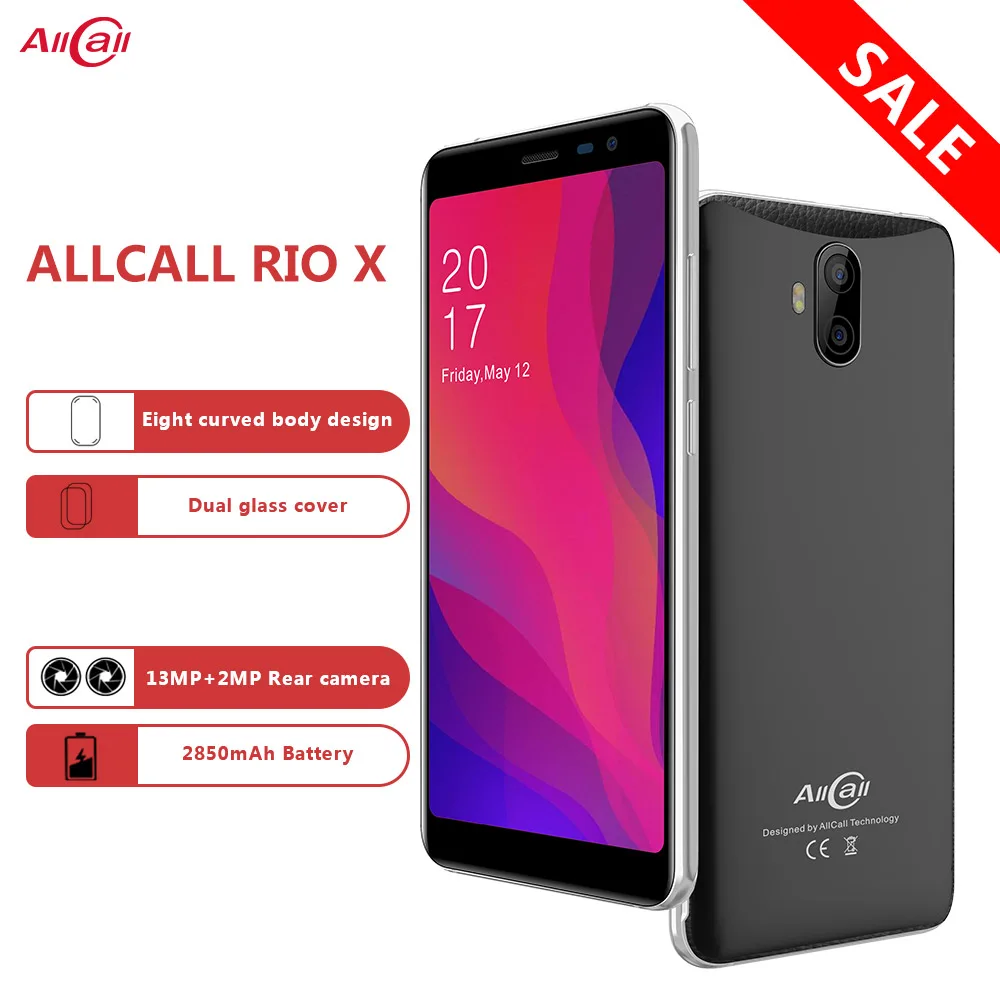 AllCall Rio X смартфон 5 &quot1 ГБ Оперативная память 8 Встроенная Android 1 сотовый телефон 4