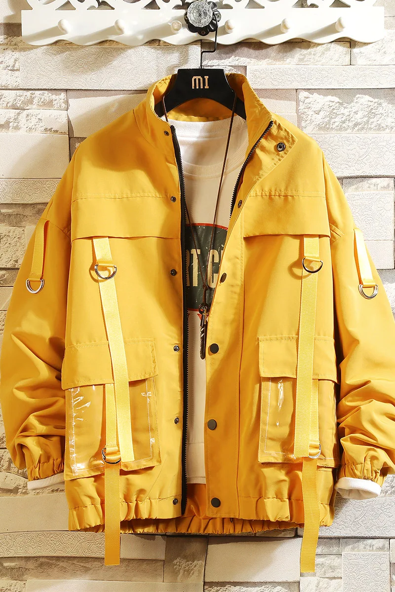 Оригинальные мужские куртки весна-осень Повседневная модная куртка-бомбер