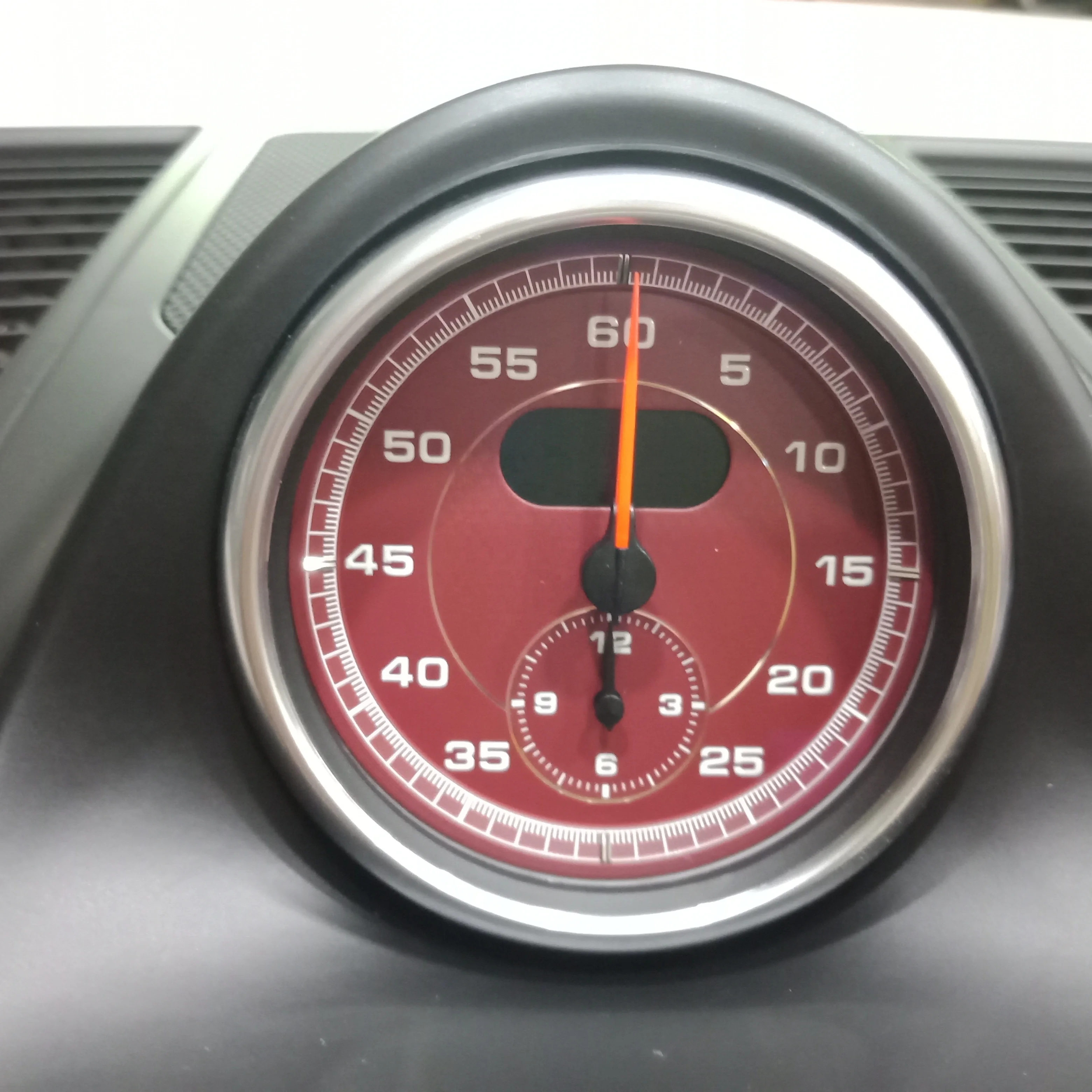 

Automotive Interior Clock include second hand red dial