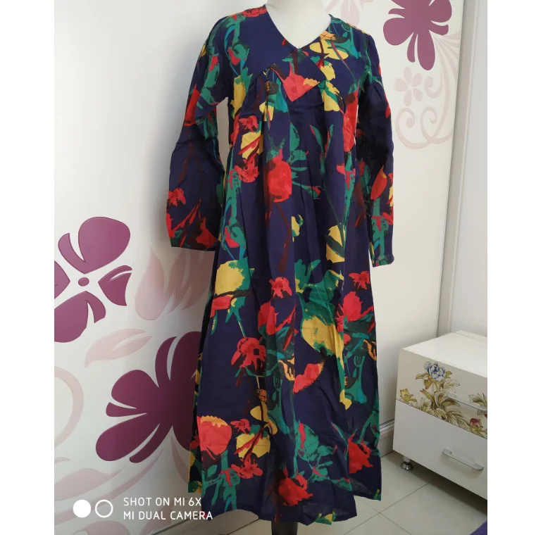 2019 осеннее Новое Стильное народное платье женская одежда хлопковое и льняное с