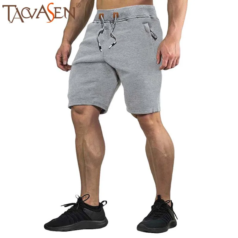 Мужские хлопковые джоггеры TACVASEN повседневные шорты для тренировок уличные бега