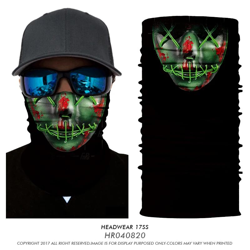 Бандана на шею гетры Обложка повязка голову ужасная маска шарф клоун Джокер