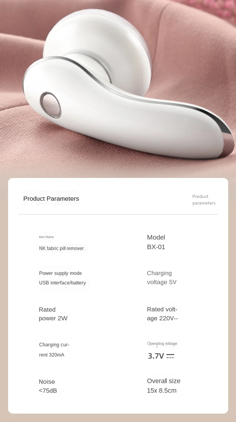 

Mini Electric Lint Remover Pellet Cut Machine Epilator Portable Fabric Shaver Shaver Clothes Fluff Hair Ball Trimmer