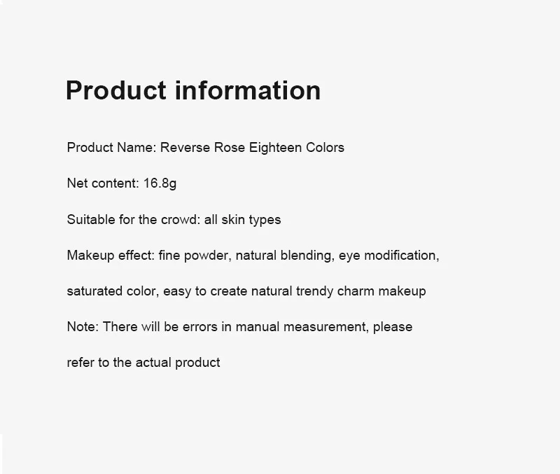 

18 Colors Matte Eye Shadow Easy To Spread Long-lasting Pearlescent Eye Shadow Palette Brighten Eye Skin Waterproof TSLM1