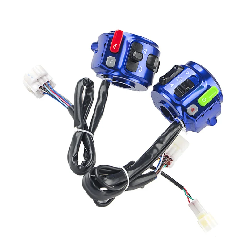 

Switch Assembly Cnc Aluminum Left And Right Combination Switch CNC Straight Installation Non-destructive For Niu N1s