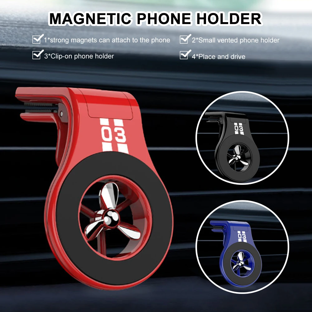 

Car Holder For Phone Magnetic Car Phone Holder Mini Air Vent Mobile Phone Magnet Aromatherapy Stand Auto Accessories
