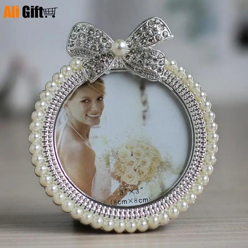 Лидер продаж новейшая фоторамка 3 дюйма 6 дюймов 7 с жемчугом и алмазным