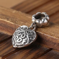 925 sterling silver fashion womens necklace foundation diy accessories love shape pa bracelet large hole pendant