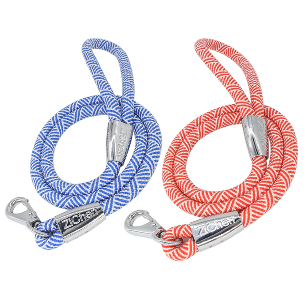 Поводок для собак сплошной 1 4 см прочный нейлон Материал крепкий с декоративной