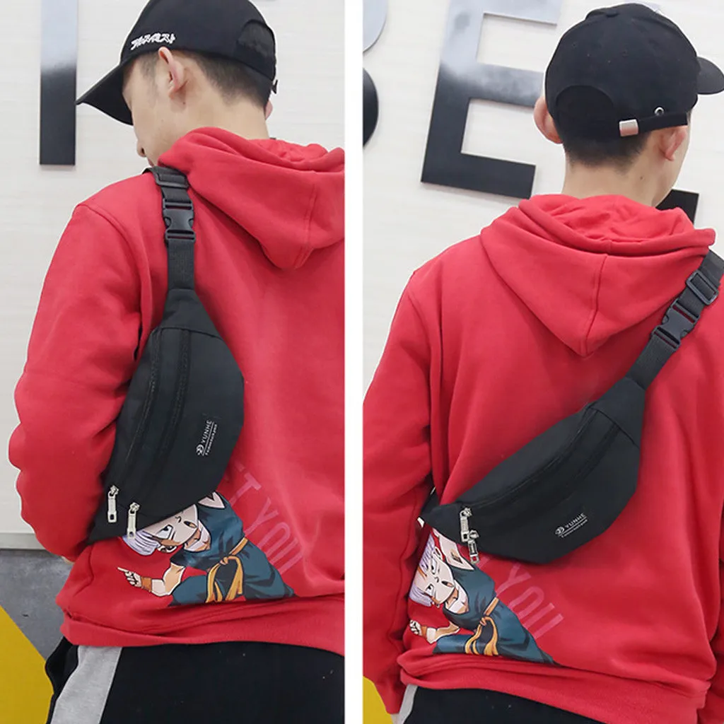 Нагрудная сумка для отдыха поясная уличная спортивная через плечо забавная