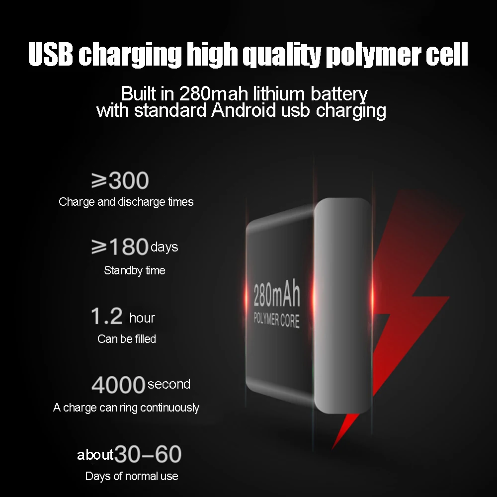 

Mini Electronic Bicycle Bell Upgraded Charging Bike Horn Rechargeable Low Noise Easy Install Cycling Accessories T-002S