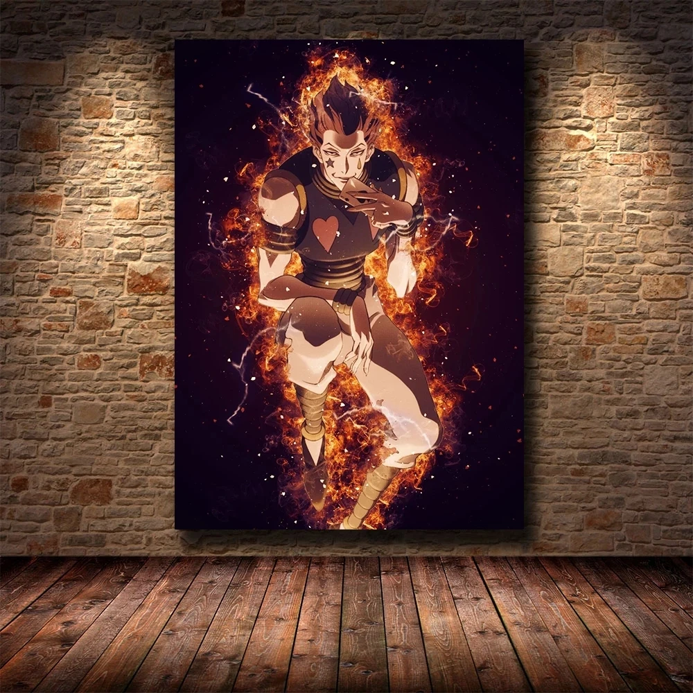 

Moderne Home Decor Anime Poster Hunter X Hunter Hisoka Canvas Schilderij Prints Pictures Wall Art Modulaire Nordic Living Room