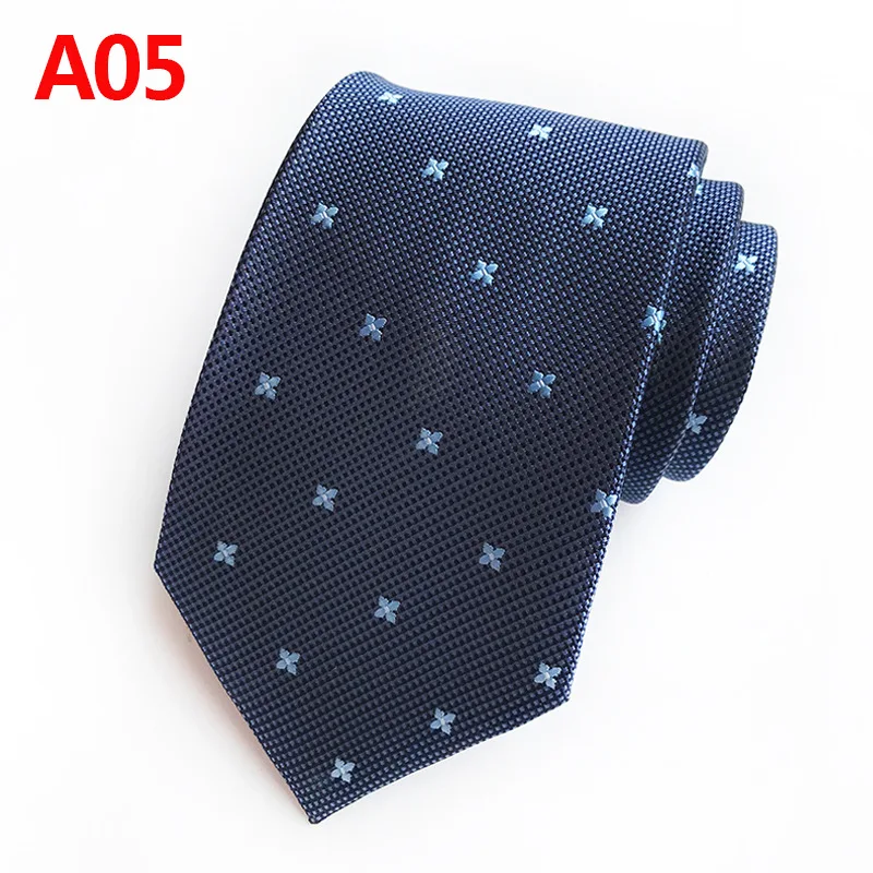 Linbaiway Модные мужские галстуки 8 см из полиэстера жаккардовые для мужчин Пейсли