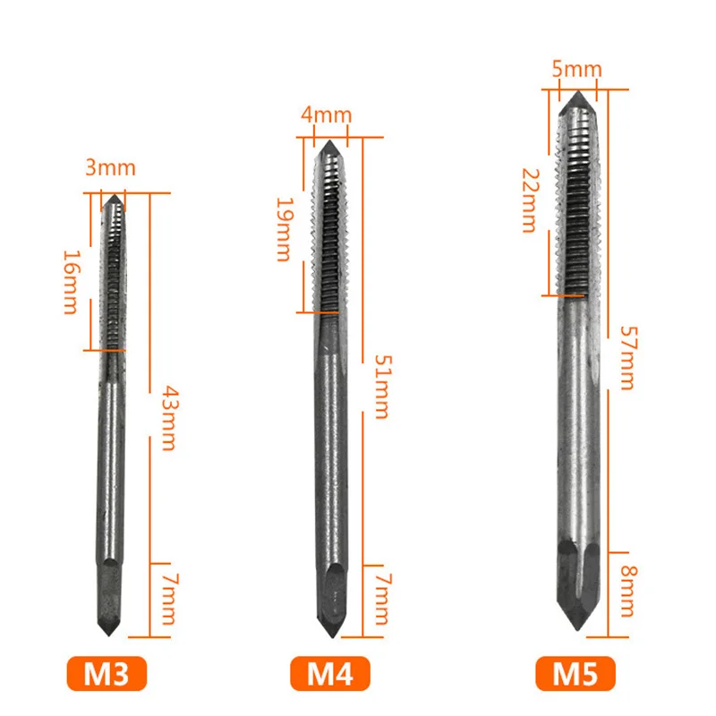 Сверло HSS M3/M4/M5/M6/M8 5 шт./компл. | Инструменты