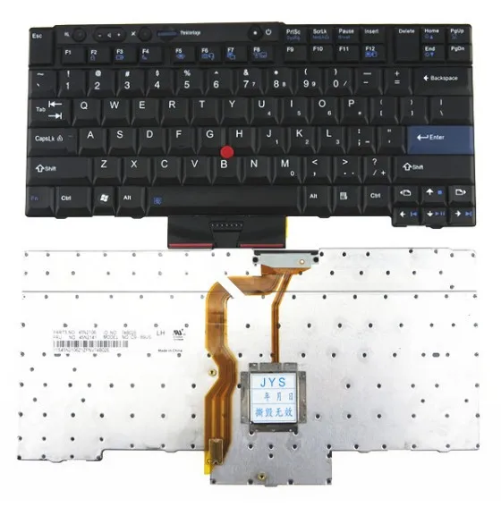 

Для ноутбука ThinkPad X220 T410 T510 W510 T420S T520 X220I T410I T400S клавиатура американская версия