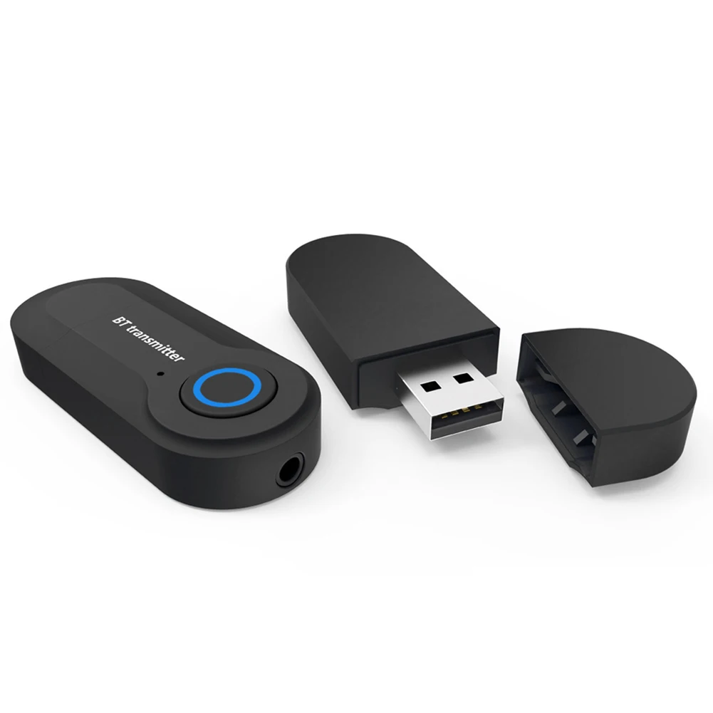 

Stereo Audio Music Transmitter AUX Jack GT09S Bluetooth-compatible Wireless TV Headphone 3.5mm Audio Dongle for PC Computer