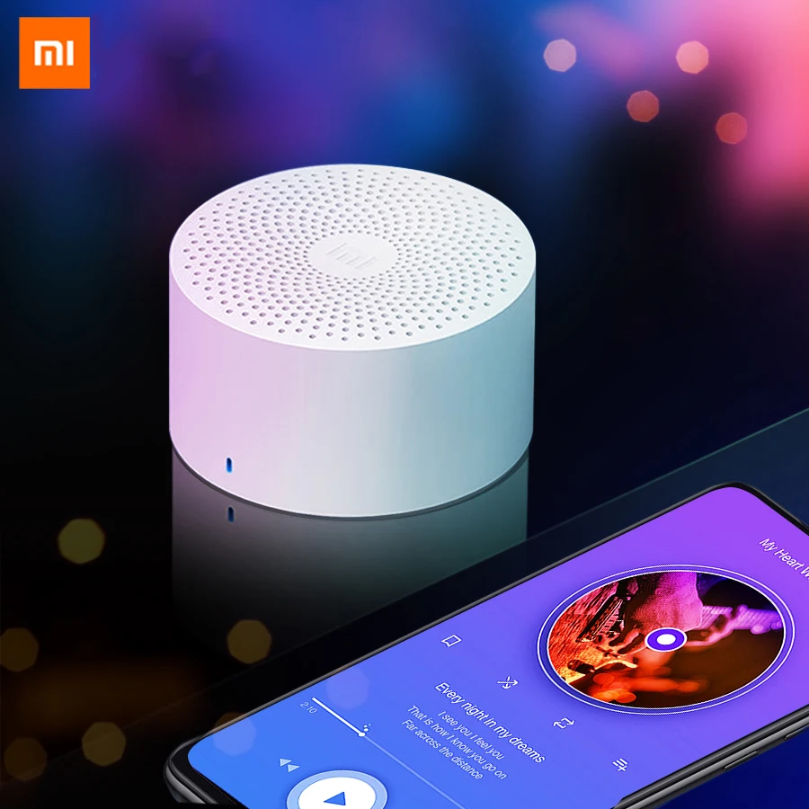 Xiaomi mijia Ai Bluetooth динамик портативный мини беспроводной сабвуфер умный Голосовое