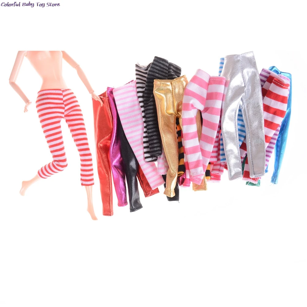 

3pcs Striped pants For Dolls Outfit Doll Pants Trousers Cotton Clothes For Doll Accessories