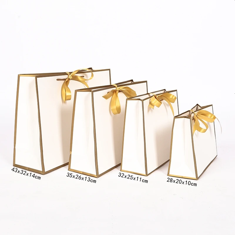 10x с рамкой бумажный подарочный пакет для рекламы одежды портативный тоут-пакет