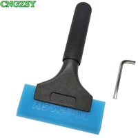 long handled bluemax rubber screwdriver ice scraper auto snow shovel glass cleaner window water squeegee vinyl tinting tool b25