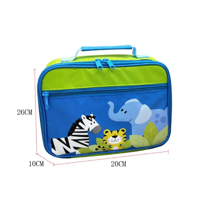 

Portable Insulated Canvas Box Tote Bag Thermal Cooler Food Lunch Handbag for Women Kids Men